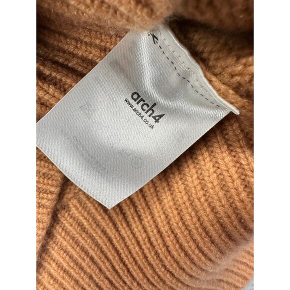 arch4 Cashmere Collared V-Neck Sweater Medium - Picture 3 of 6